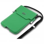 Geanta universala Lacoste Crossbody Petit Pique Metal Logo, Marime XL, Verde 4 - lerato.ro