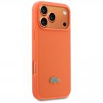 Carcasa Lacoste Petit Pique Lacquer Logo cu MagSafe compatibila cu iPhone 17 Pro Max, Portocaliu 5 - lerato.ro