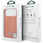 Carcasa Lacoste Petit Pique Lacquer Logo cu MagSafe compatibila cu iPhone 17 Pro Max, Portocaliu 9 - lerato.ro