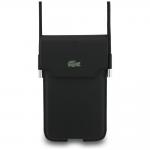 Geanta universala Lacoste Crossbody Petit Pique Metal Logo, Marime XL, Negru 2 - lerato.ro