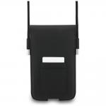 Geanta universala Lacoste Crossbody Petit Pique Metal Logo, Marime XL, Negru 3 - lerato.ro