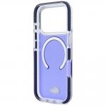 Carcasa Lacoste Shockproof Transparent Frosted cu MagSafe compatibila cu iPhone 17 Pro Max, Marine Blue 8 - lerato.ro