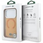 Carcasa Lacoste Shockproof Transparent Frosted cu MagSafe compatibila cu iPhone 17 Pro Max, Portocaliu 9 - lerato.ro