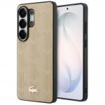 Husa Lacoste Nomograme Gold Logo cu MagSafe compatibila cu Samsung Galaxy S26 Ultra, Bej 4 - lerato.ro