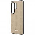 Husa Lacoste Nomograme Gold Logo cu MagSafe compatibila cu Samsung Galaxy S26 Ultra, Bej 7 - lerato.ro