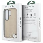 Husa Lacoste Nomograme Gold Logo cu MagSafe compatibila cu Samsung Galaxy S26 Ultra, Bej 9 - lerato.ro