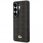 Husa Lacoste PVC Monogram The Blend cu MagSafe compatibila cu Samsung Galaxy S26 Ultra, Maro 3 - lerato.ro