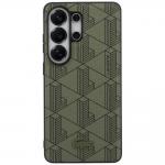 Husa Lacoste PVC Monogram The Blend cu MagSafe compatibila cu Samsung Galaxy S26 Ultra, Khaki 2 - lerato.ro