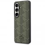 Husa Lacoste PVC Monogram The Blend cu MagSafe compatibila cu Samsung Galaxy S26, Khaki 3 - lerato.ro