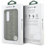 Husa Lacoste PVC Monogram The Blend cu MagSafe compatibila cu Samsung Galaxy S26, Khaki 9 - lerato.ro
