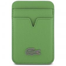 Portofel Lacoste Petit Pique cu MagSafe, 2 compartimente, Verde