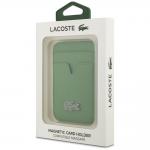 Portofel Lacoste Petit Pique cu MagSafe, 2 compartimente, Verde 6 - lerato.ro
