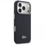 Husa Lacoste Semi Wrap Petit Pique cu MagSafe compatibila cu iPhone 17 Pro, Navy Blue 5 - lerato.ro