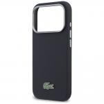 Husa Lacoste Semi Wrap Petit Pique cu MagSafe compatibila cu iPhone 17 Pro, Navy Blue 7 - lerato.ro