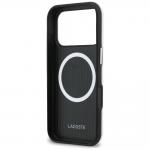 Husa Lacoste Semi Wrap Petit Pique cu MagSafe compatibila cu iPhone 17 Pro, Light Gray 8 - lerato.ro