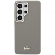 Carcasa Lacoste Champs Elysees Gold Logo cu MagSafe compatibila cu Samsung Galaxy S26 Ultra, Gri