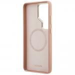 Carcasa Lacoste Champs Elysees Gold Logo cu MagSafe compatibila cu Samsung Galaxy S26 Ultra, Roz 8 - lerato.ro