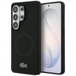 Carcasa Lacoste Silicone Metal Croc Logo cu MagSafe compatibila cu Samsung Galaxy S26 Ultra, Negru 4 - lerato.ro