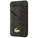 Portofel magnetic Lacoste PVC Blend, Compatibil MagSafe, Maro 3 - lerato.ro