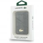 Portofel magnetic Lacoste PVC Blend, Compatibil MagSafe, Maro 6 - lerato.ro