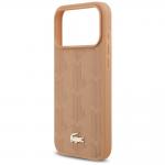 Carcasa Lacoste Nomograme Gold Logo cu MagSafe compatibila cu iPhone 17 Pro Max, Roz 7 - lerato.ro