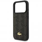 Husa Lacoste PVC Blend cu MagSafe si Portofel Magnetic compatibila cu iPhone 17 Pro, Maro 6 - lerato.ro