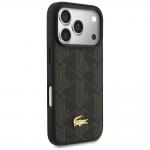 Husa Lacoste PVC Blend cu MagSafe si Portofel Magnetic compatibila cu iPhone 17 Pro Max, Maro 4 - lerato.ro