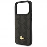 Husa Lacoste PVC Blend cu MagSafe si Portofel Magnetic compatibila cu iPhone 17 Pro Max, Maro 6 - lerato.ro