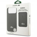 Husa Lacoste Petit Pique cu MagSafe si Portofel Magnetic compatibila cu iPhone 17 Pro Max, Negru 12 - lerato.ro