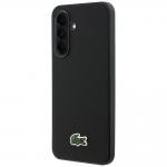 Carcasa Lacoste Iconic Petit Pique Woven Logo compatibila cu Samsung Galaxy A37 5G, Negru 3 - lerato.ro