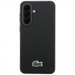 Carcasa Lacoste Iconic Petit Pique Woven Logo compatibila cu Samsung Galaxy A37 5G, Negru 2 - lerato.ro