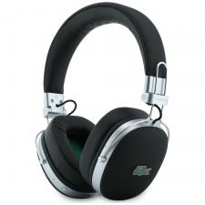 Fashion, Casti wireless Lacoste Petit Pique LH03, ANC, Bluetooth 5.4, 200 mAh, Autonomie 26h, USB-C, Negru, lerato.ro