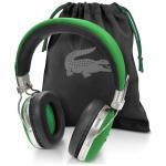 Casti wireless Lacoste Petit Pique LH03, ANC, Bluetooth 5.4, 200 mAh, Autonomie 26h, USB-C, Verde 3 - lerato.ro