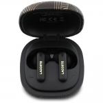 Casti wireless TWS Lacoste Monogram The Blend, ANC, Bluetooth 5.4, 250 mAh, Autonomie 6h, USB-C, Maro 5 - lerato.ro