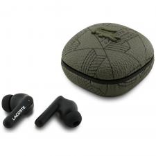 Fashion, Casti wireless TWS Lacoste Monogram The Blend, ANC, Bluetooth 5.4, 250 mAh, Autonomie 6h, USB-C, Verde, lerato.ro
