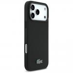 Husa Lacoste Petit Pique Lacquer Logo cu MagSafe compatibila cu iPhone 18 Pro Max / 17 Pro Max, Negru 5 - lerato.ro