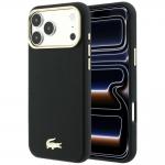 Husa Lacoste Champs Elysees Embossed cu MagSafe compatibila cu iPhone 18 Pro Max / 17 Pro Max, Negru 4 - lerato.ro