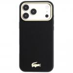 Husa Lacoste Champs Elysees Embossed cu MagSafe compatibila cu iPhone 18 Pro Max / 17 Pro Max, Negru 2 - lerato.ro