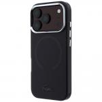 Husa Lacoste IML Frosted cu MagSafe compatibila cu iPhone 18 Pro / 17 Pro, Burgundy 3 - lerato.ro