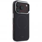 Husa Lacoste IML Frosted cu MagSafe compatibila cu iPhone 18 Pro / 17 Pro, Burgundy 5 - lerato.ro