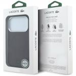 Husa Lacoste IML Frosted cu MagSafe compatibila cu iPhone 18 Pro / 17 Pro, Burgundy 9 - lerato.ro