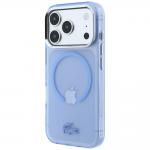 Husa Lacoste IML Frosted cu MagSafe compatibila cu iPhone 18 Pro Max / 17 Pro Max, Albastru 3 - lerato.ro