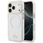 Husa Lacoste IML Shockproof Gold Logo cu MagSafe compatibila cu iPhone 18 Pro / 17 Pro, Transparent 4 - lerato.ro