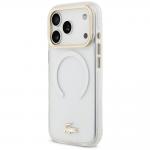 Husa Lacoste IML Shockproof Gold Logo cu MagSafe compatibila cu iPhone 18 Pro / 17 Pro, Transparent 3 - lerato.ro