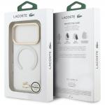 Husa Lacoste IML Shockproof Gold Logo cu MagSafe compatibila cu iPhone 18 Pro / 17 Pro, Transparent 9 - lerato.ro