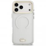 Husa Lacoste IML Shockproof Gold Logo cu MagSafe compatibila cu iPhone 18 Pro Max / 17 Pro Max, Transparent 2 - lerato.ro
