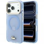 Husa Lacoste IML Shockproof Gold Logo cu MagSafe compatibila cu iPhone 18 Pro / 17 Pro, Albastru 4 - lerato.ro