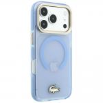 Husa Lacoste IML Shockproof Gold Logo cu MagSafe compatibila cu iPhone 18 Pro / 17 Pro, Albastru 5 - lerato.ro