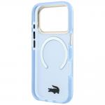 Husa Lacoste IML Shockproof Gold Logo cu MagSafe compatibila cu iPhone 18 Pro / 17 Pro, Albastru 8 - lerato.ro