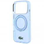 Husa Lacoste IML Glossy Finish cu MagSafe si Ring Stand compatibila cu iPhone 17 Pro Max / 18 Pro Max, Albastru 7 - lerato.ro
